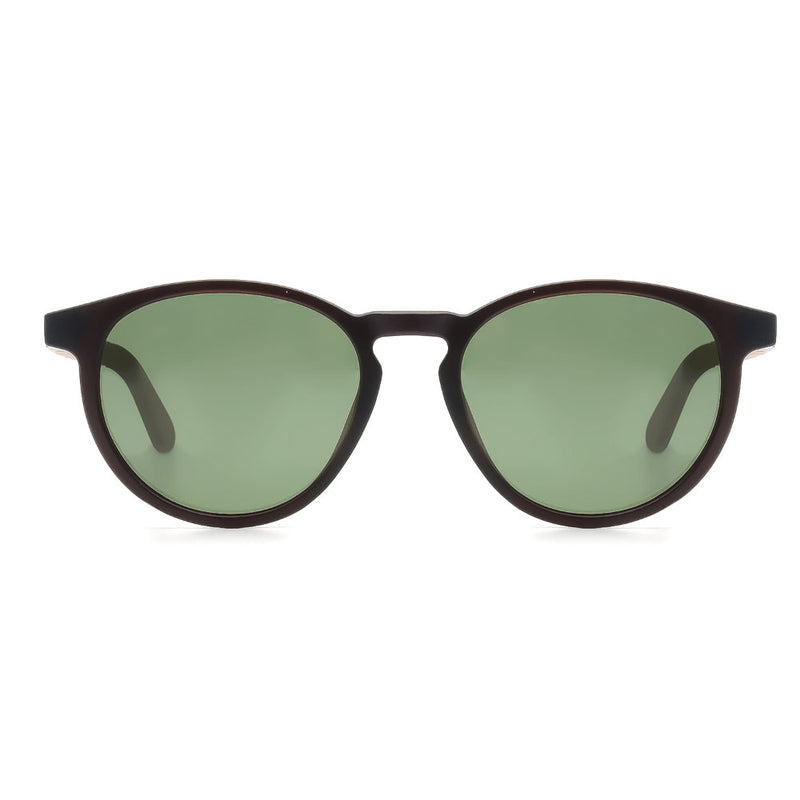 Lentes De Sol Bambu E Madeira Redondo Unisex