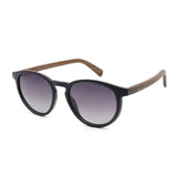 Lentes De Sol Bambu E Madeira Redondo Unisex