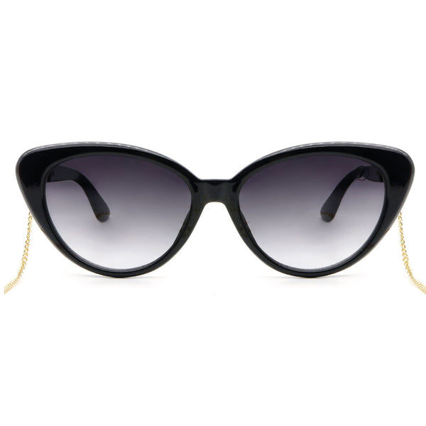 Lentes De Sol Bambu E Madeira Cat Mujer