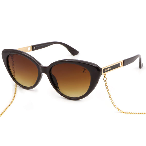 Lentes De Sol Bambu E Madeira Cat Mujer