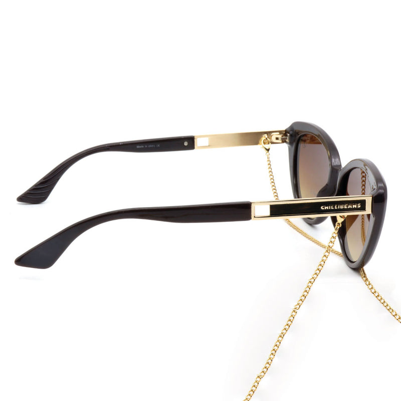 Lentes De Sol Bambu E Madeira Cat Mujer