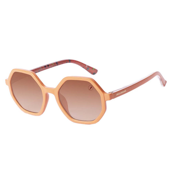 Lentes De Sol Harry Potter Estacional Marrón/Naranja