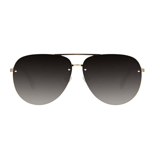 Lentes De Sol Otica Aviador Gradiente Verde/Rose Mujer