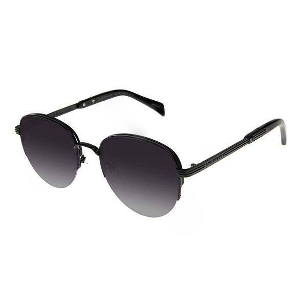 Lentes De Sol Chilli Hits Redondo Gradiente/Negro