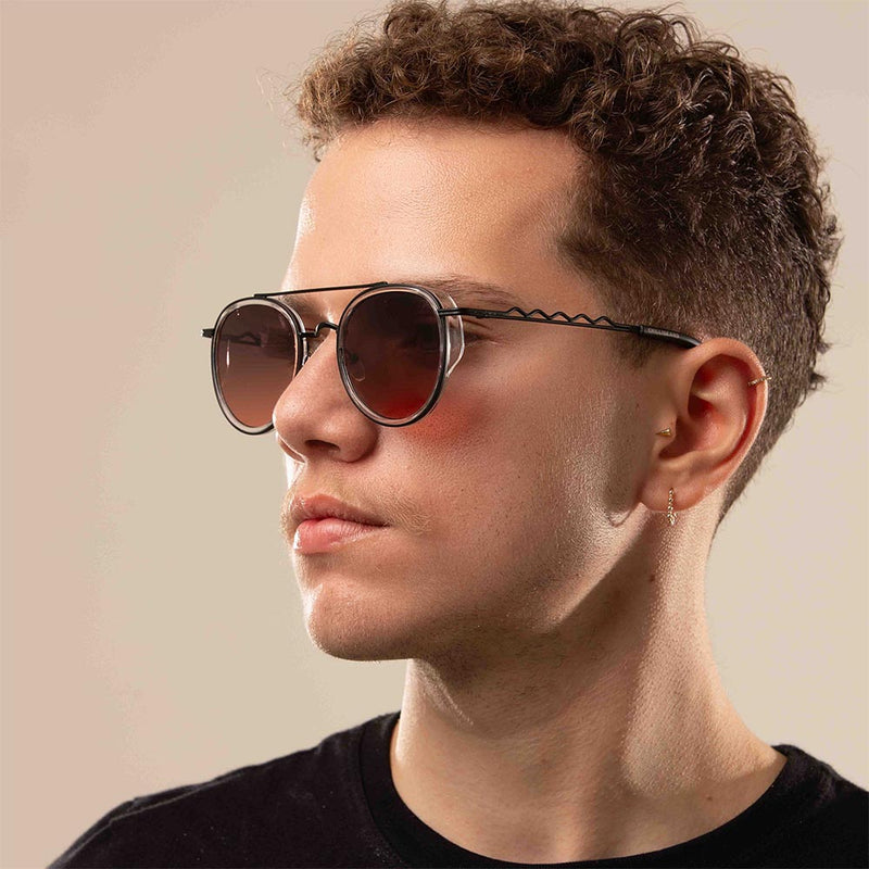 Lentes De Sol Alok Space Rave Redondo Unisex