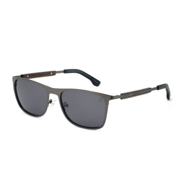 Lentes De Sol Bambu E Madeira Cuadrado Hombre