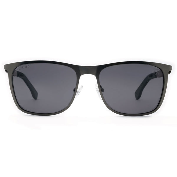 Lentes De Sol Bambu E Madeira Cuadrado Hombre
