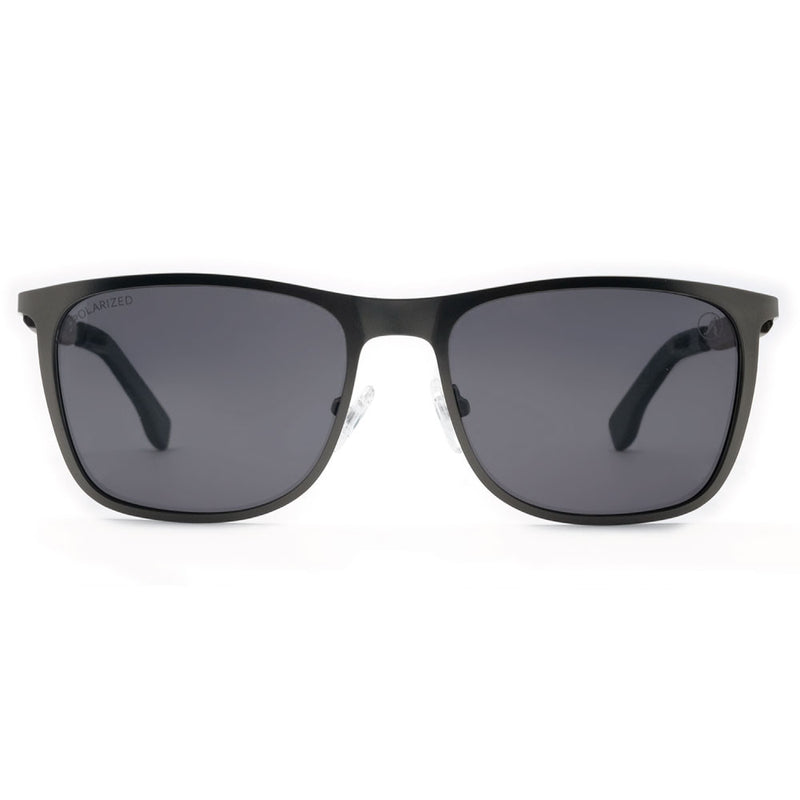 Lentes De Sol Bambu E Madeira Cuadrado Hombre