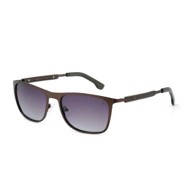 Lentes De Sol Bambu E Madeira Cuadrado Hombre