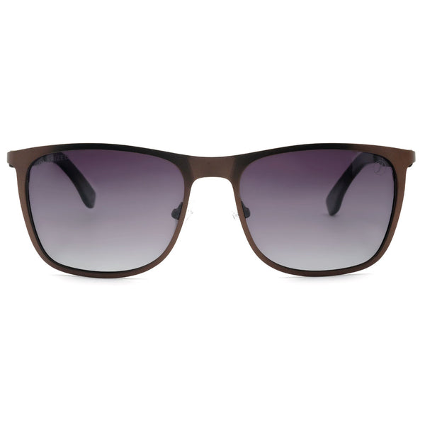Lentes De Sol Bambu E Madeira Cuadrado Hombre