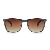 Lentes De Sol Bambu E Madeira Cuadrado Hombre