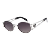 Lentes De Sol De Acero Inoxidable Redondo Anitta