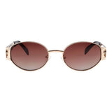 Lentes De Sol De Acero Inoxidable Redondo Anitta