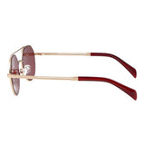 Lentes De Sol De Acero Inoxidable Redondo Anitta
