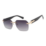 Lentes De Sol De Acero Inoxidable Cuadrado Anitta