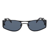 Lentes De Sol De Acero Inoxidable Cuadrado Anitta