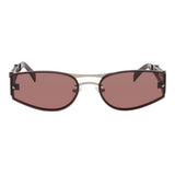 Lentes De Sol De Acero Inoxidable Cuadrado Anitta