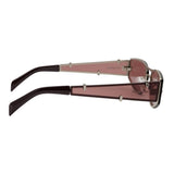 Lentes De Sol De Acero Inoxidable Cuadrado Anitta