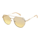 Lentes de sol De Acero Inoxidable Redondo Flap