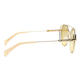 Lentes de sol De Acero Inoxidable Redondo Flap