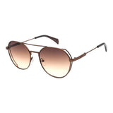 Lentes de sol De Acero Inoxidable Redondo Flap
