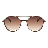 Lentes de sol De Acero Inoxidable Redondo Flap