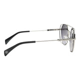 Lentes de sol De Acero Inoxidable Redondo Flap