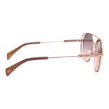 Lentes de sol De Acero Inoxidable Redondo Flap