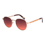 Lentes De Sol One Piece Redondo De Acero Inoxidable