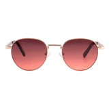 Lentes De Sol One Piece Redondo De Acero Inoxidable