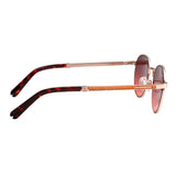 Lentes De Sol One Piece Redondo De Acero Inoxidable