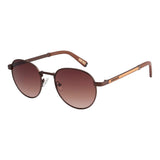 Lentes De Sol One Piece Redondo De Acero Inoxidable