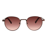 Lentes De Sol One Piece Redondo De Acero Inoxidable