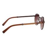 Lentes De Sol One Piece Redondo De Acero Inoxidable