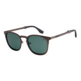 Lentes De Sol One Piece Redondo De Acero Inoxidable
