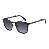 Lentes De Sol One Piece Redondo De Acero Inoxidable