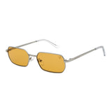 Lentes De Sol De Acero Inoxidable Cuadrado Trend