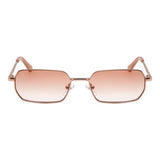 Lentes De Sol De Acero Inoxidable Cuadrado Trend