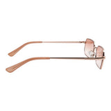 Lentes De Sol De Acero Inoxidable Cuadrado Trend