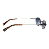 Lentes De Sol De Acero Inoxidable Redondo Trend