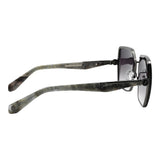 Lentes de sol De Acero Inoxidable Cuadrado Premium