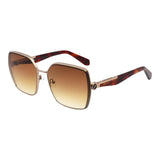 Lentes de sol De Acero Inoxidable Cuadrado Premium