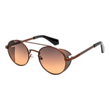 Lentes de sol De Acero Inoxidable Aviador Flap