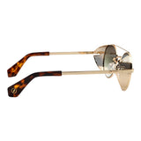 Lentes de sol De Acero Inoxidable Aviador Flap