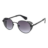 Lentes de sol De Acero Inoxidable Redondo Flap