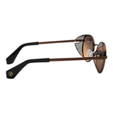 Lentes de sol De Acero Inoxidable Redondo Flap