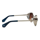 Lentes de sol De Acero Inoxidable Redondo Flap