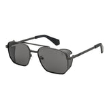 Lentes de sol De Acero Inoxidable Cuadrado Flap