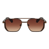 Lentes de sol De Acero Inoxidable Cuadrado Flap