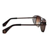 Lentes de sol De Acero Inoxidable Cuadrado Flap